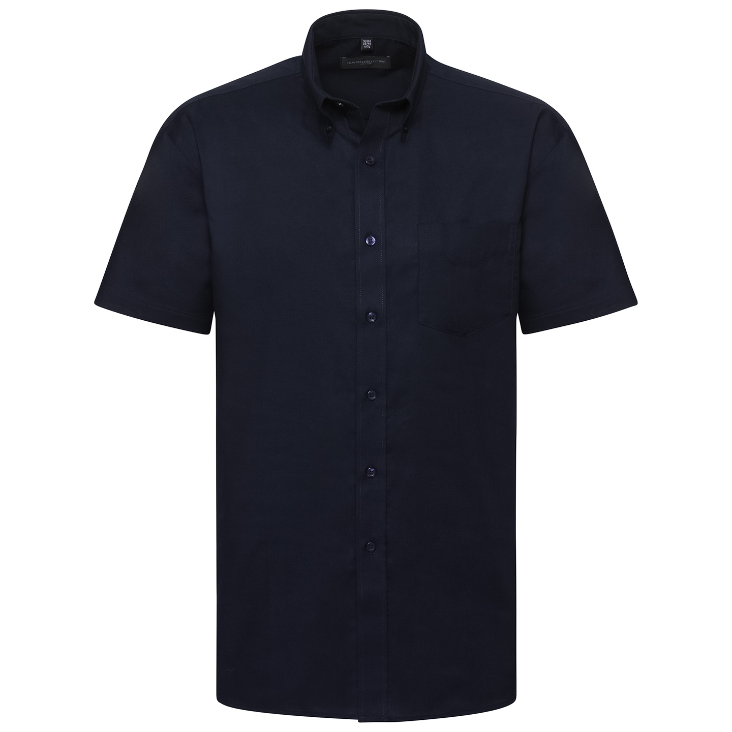 Russell Athletic Collection Mens Oxford Formal Shirt (Bright Navy) - Navy/Blue - Size 5XL