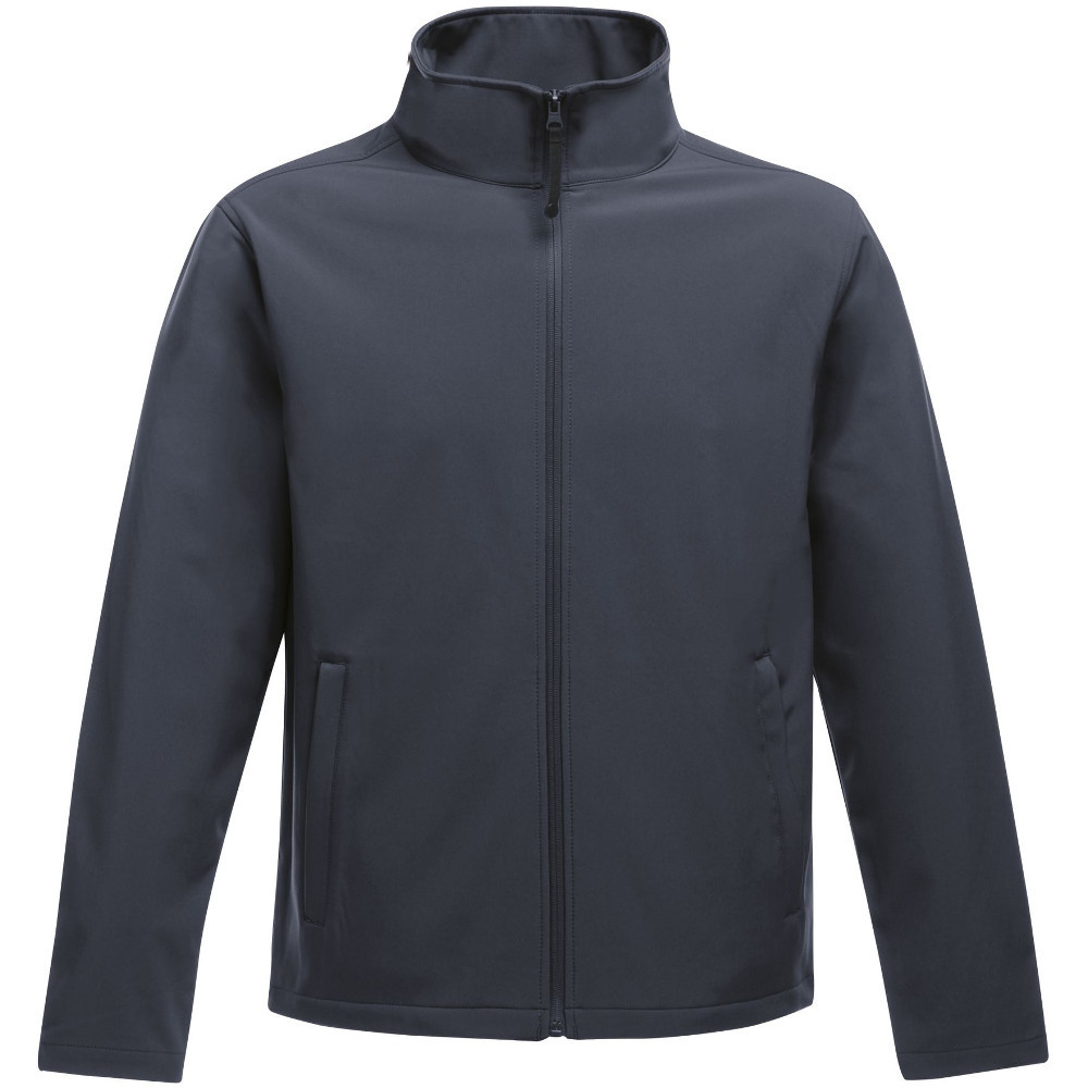 Regatta Mens Ablaze Printable Softshell Workwear Jacket - Navy - Size X-Large