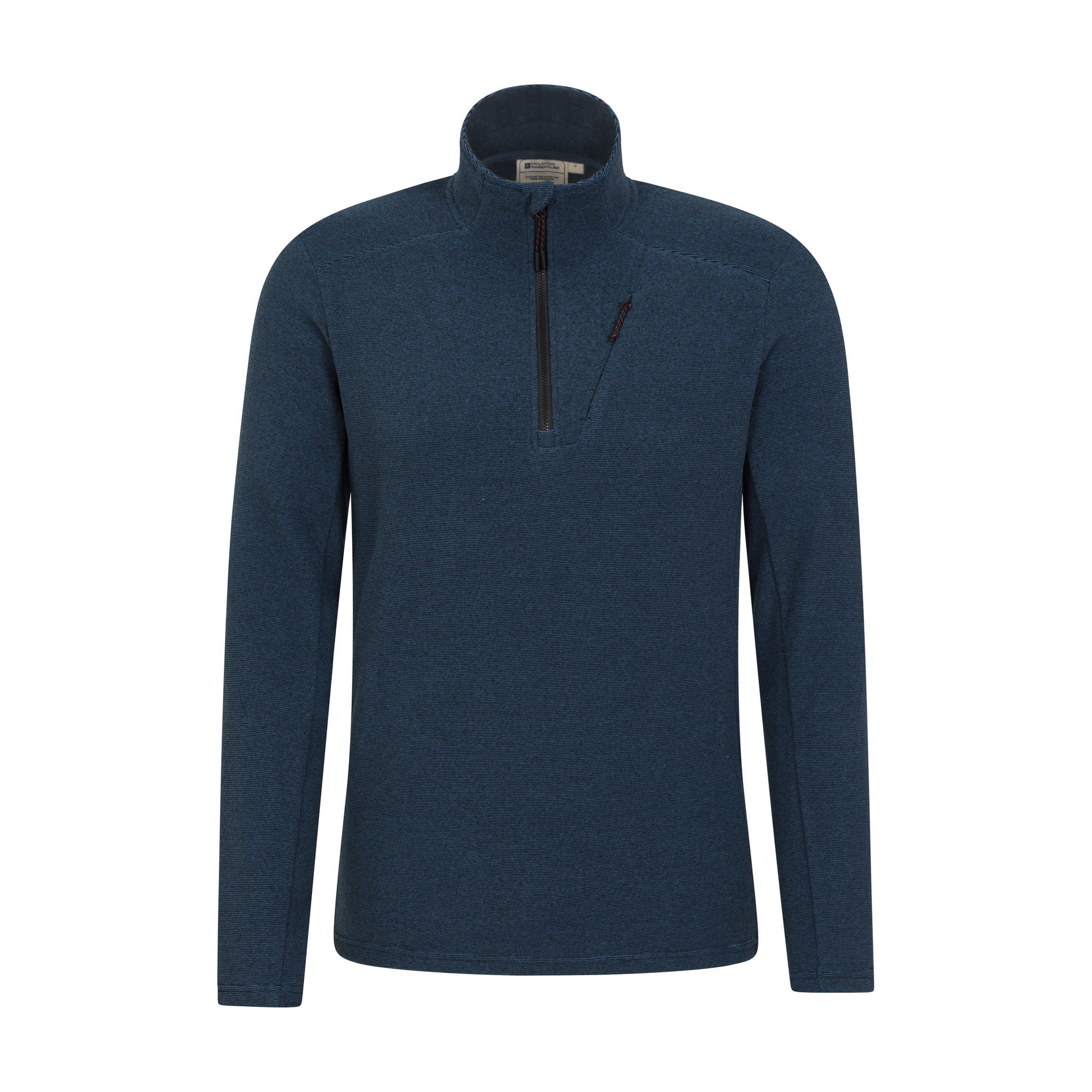 Mountain Warehouse Mens Ridge Half Zip Fleece Top (Blue) - Size 4XL