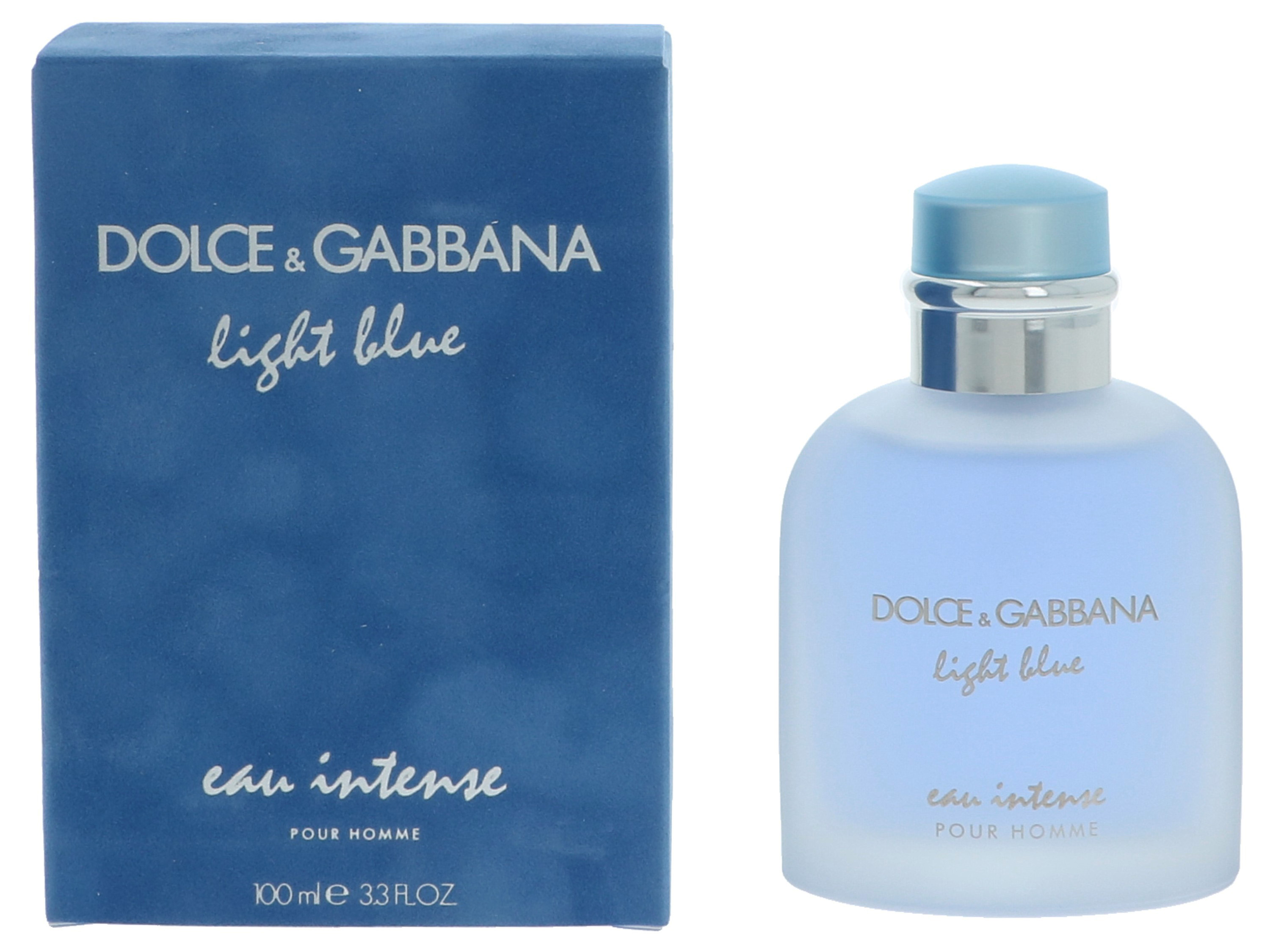 Dolce & Gabbana Mens Light Blue Eau Intense Pour Homme Eau de Parfum 100ml - One Size