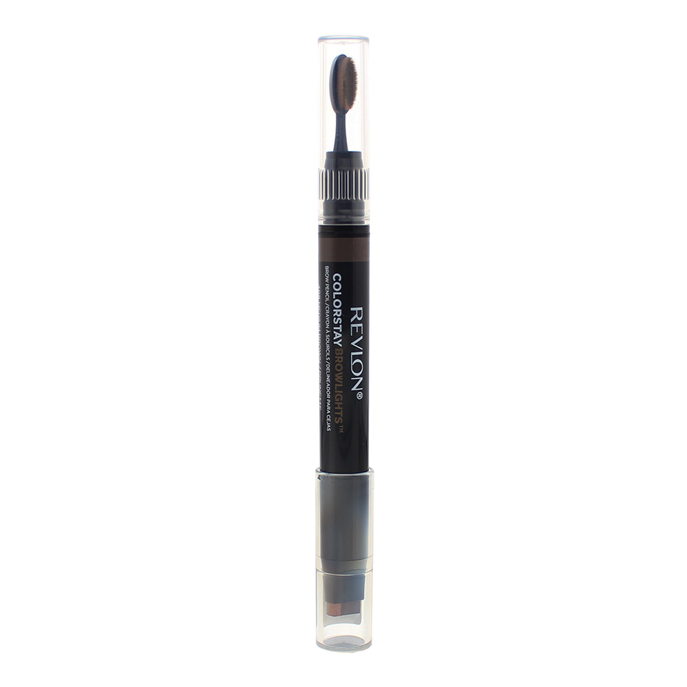 Revlon Womens Colorstay Browlights 408 Medium Brown / Brunette Eyebrow Pomade Pencil 1.1g - One Size