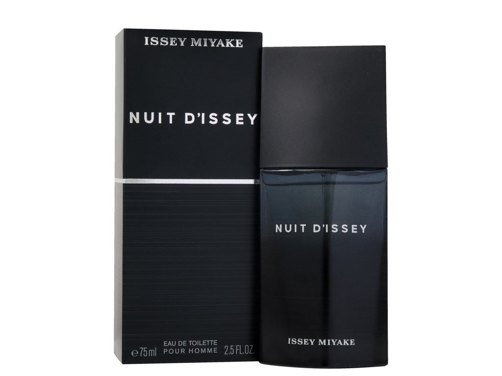 Issey Miyake Mens Nuit D'Issey Eau de Toilette Pour Homme 75ml Spray For Him - Black - One Size