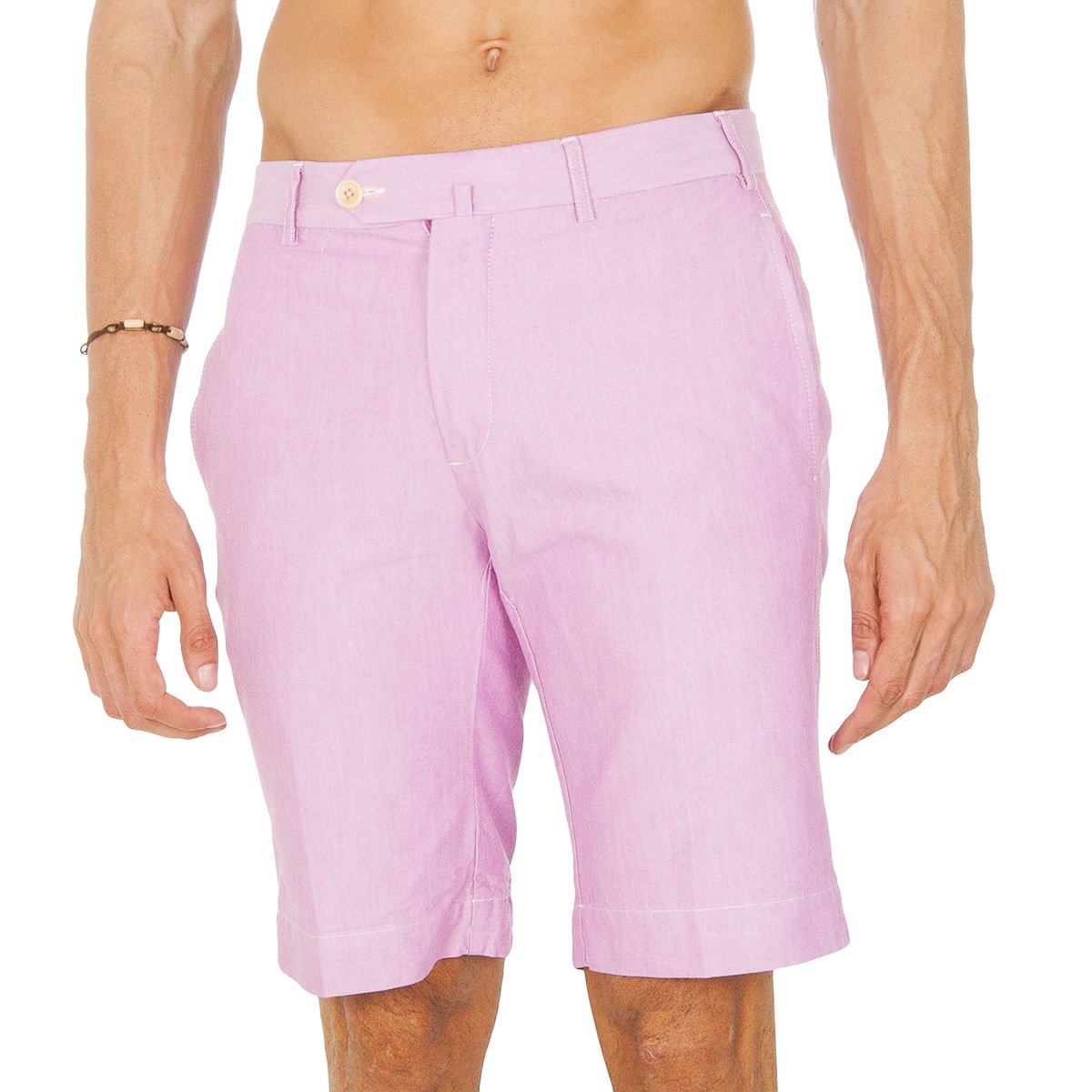 Hackett London Mens Bermuda shorts with side and back pockets HM210682 men - Violet Cotton - Size 32 (Waist)