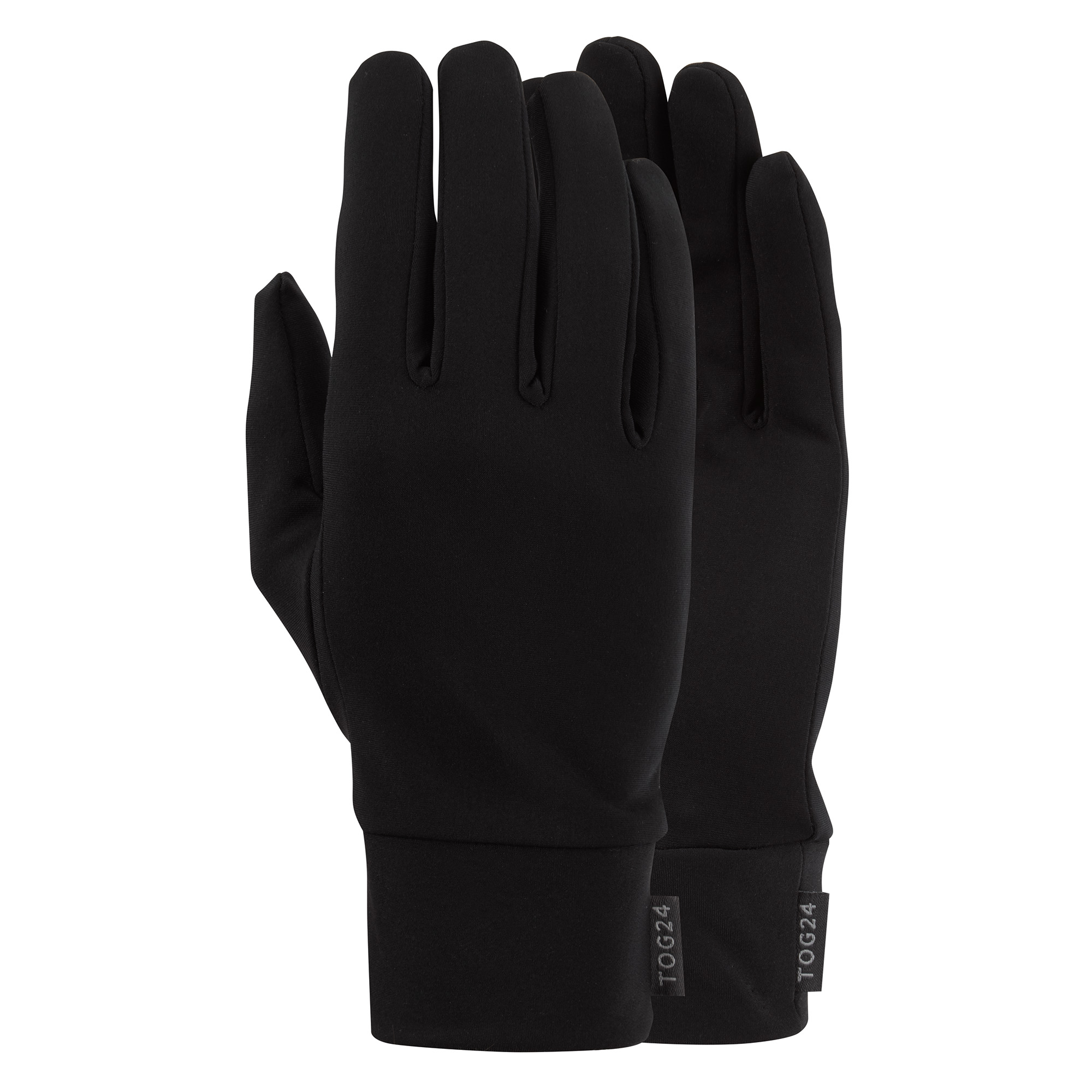 TOG24 Mens Trace Powerstretch Gloves Black - Size L/XL