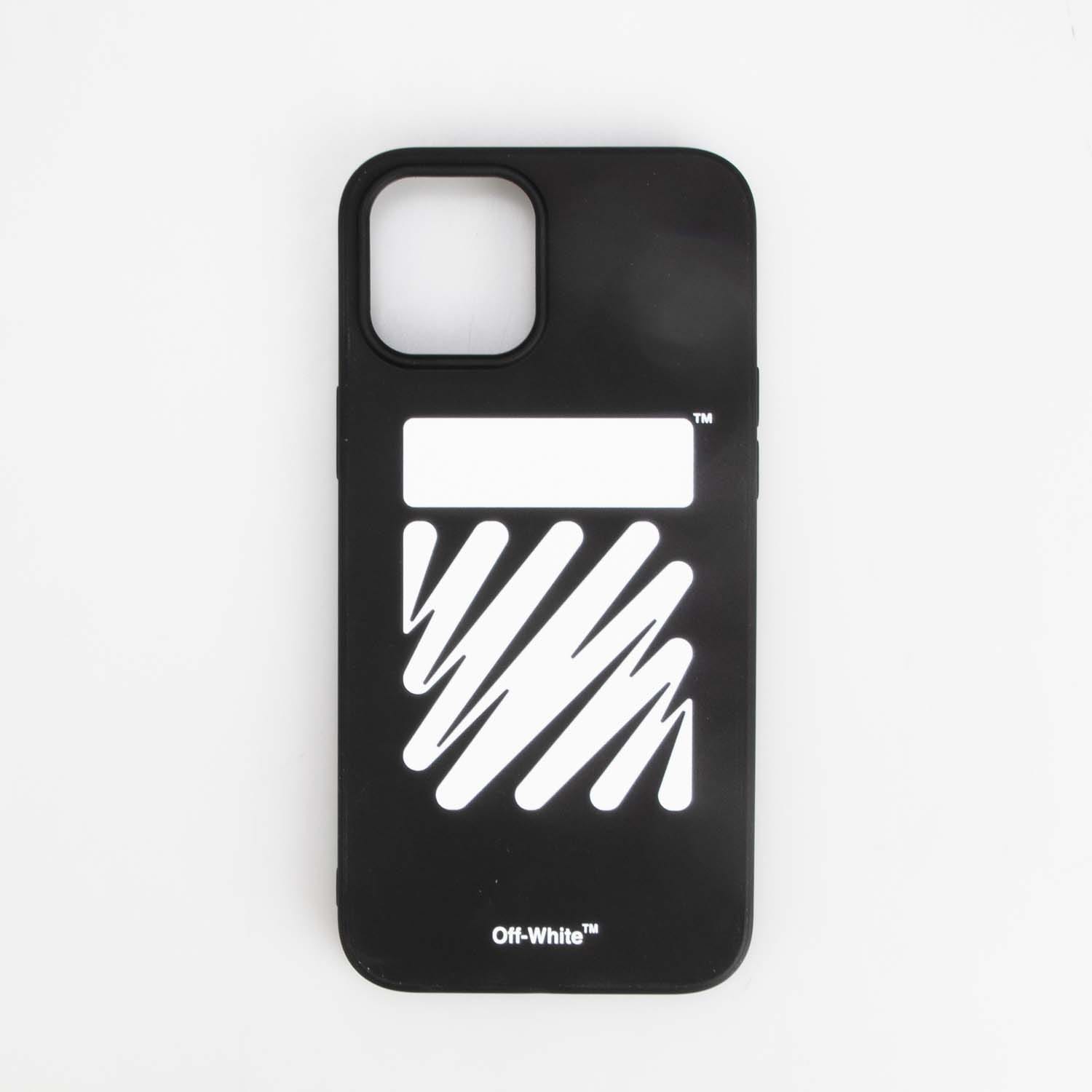 Off-White Accessories Off White Diag iPhone 12 Pro Max Cover in Black-White - One Size