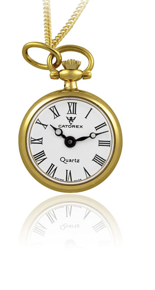 Catorex : Womens Les petites Pendandt Watch - White Brass - One Size