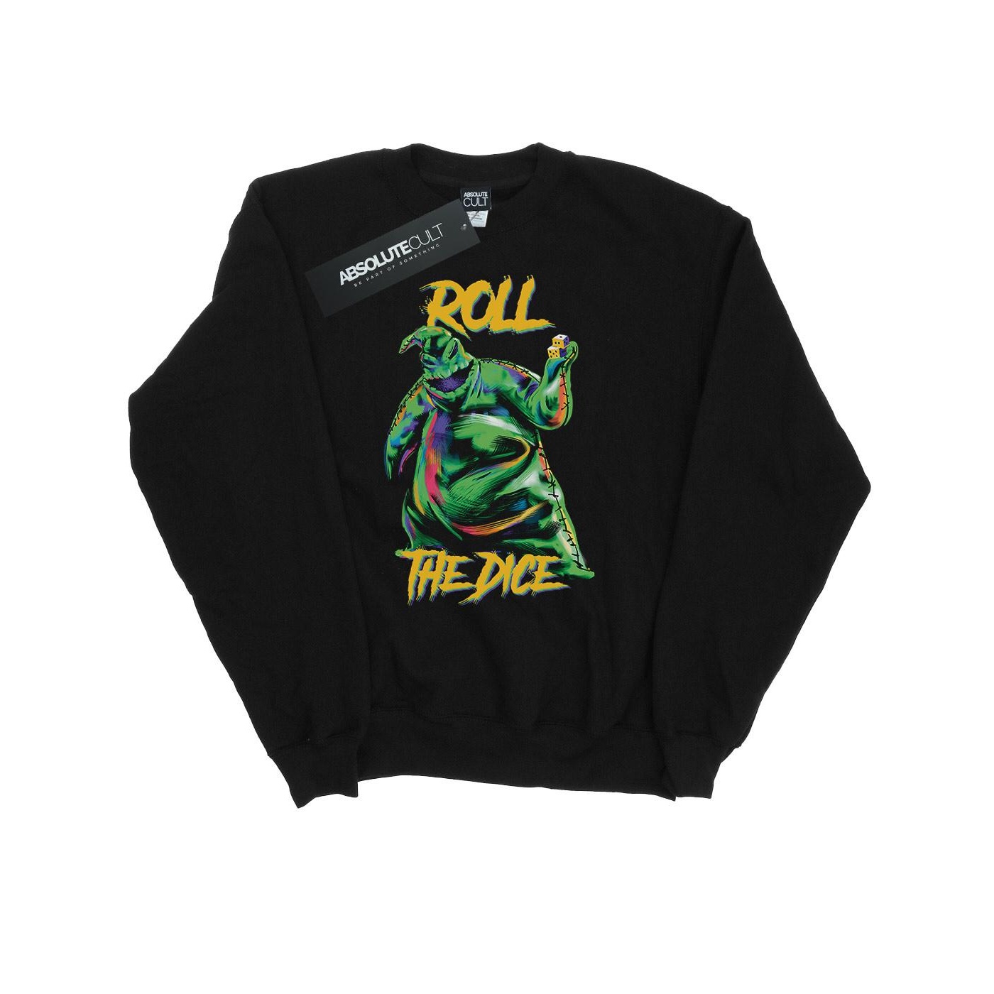 Disney Mens Nightmare Before Christmas Oogie Boogie Dice Sweatshirt (Black) material_Synthetic - Size 2XL