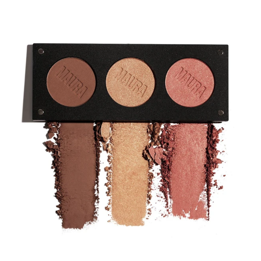 Inglot Womens x Maura Glam & Glow Trio 6.2g - Dark - NA - One Size