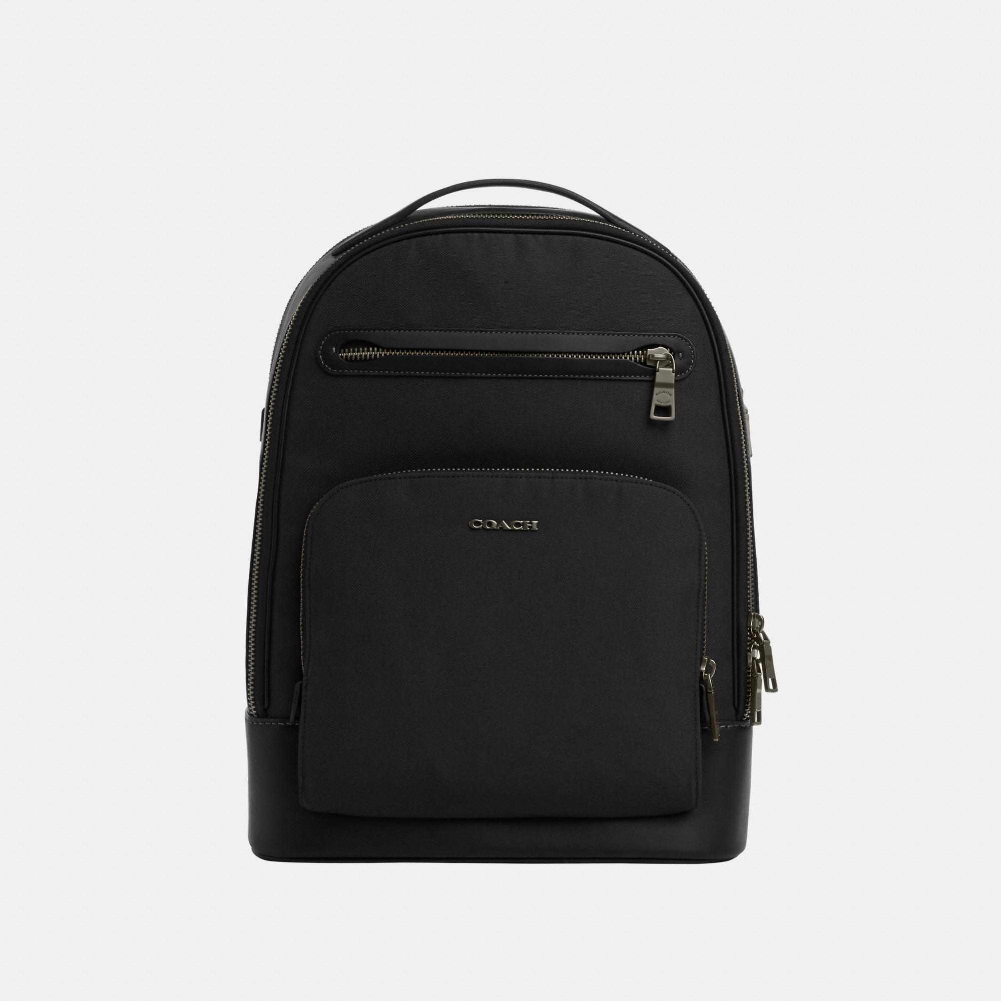 Coach Mens Ethan Backpack in Mixed Material Bag - Black - One Size