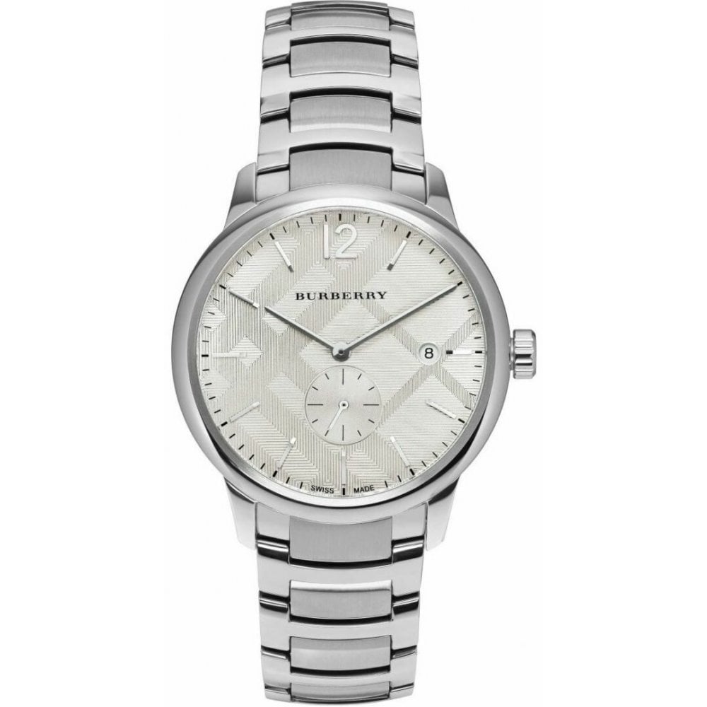 Burberry Mens BU10004 Watch - Silver - One Size