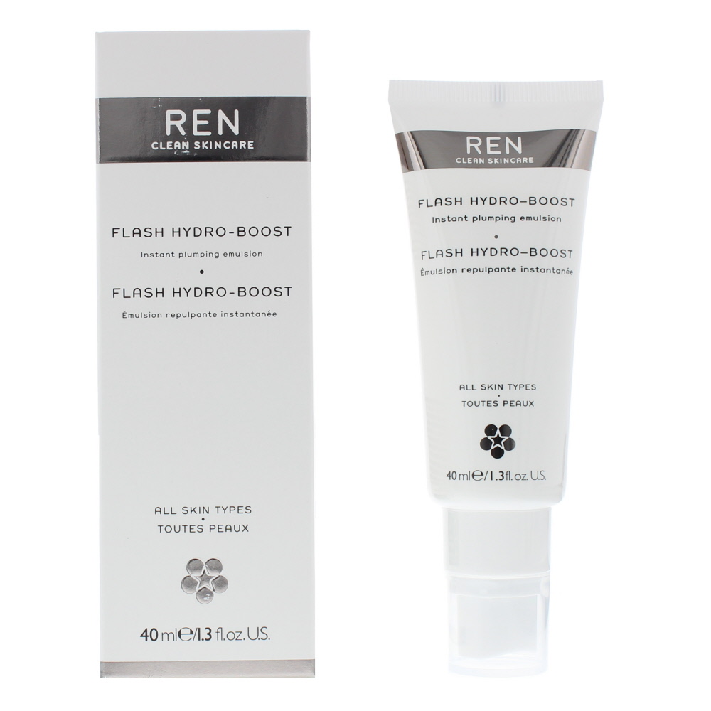 Ren Unisex Flash Hydro-Boost Instant Plumping Emulsion All Skin Types Cream 40ml - One Size