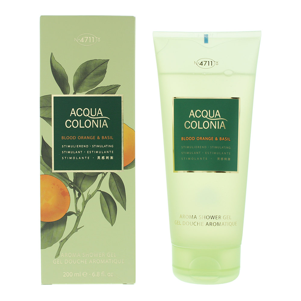 4711 Unisex Acqua Colonia Blood Orange & Basil Shower Gel 200ml - One Size