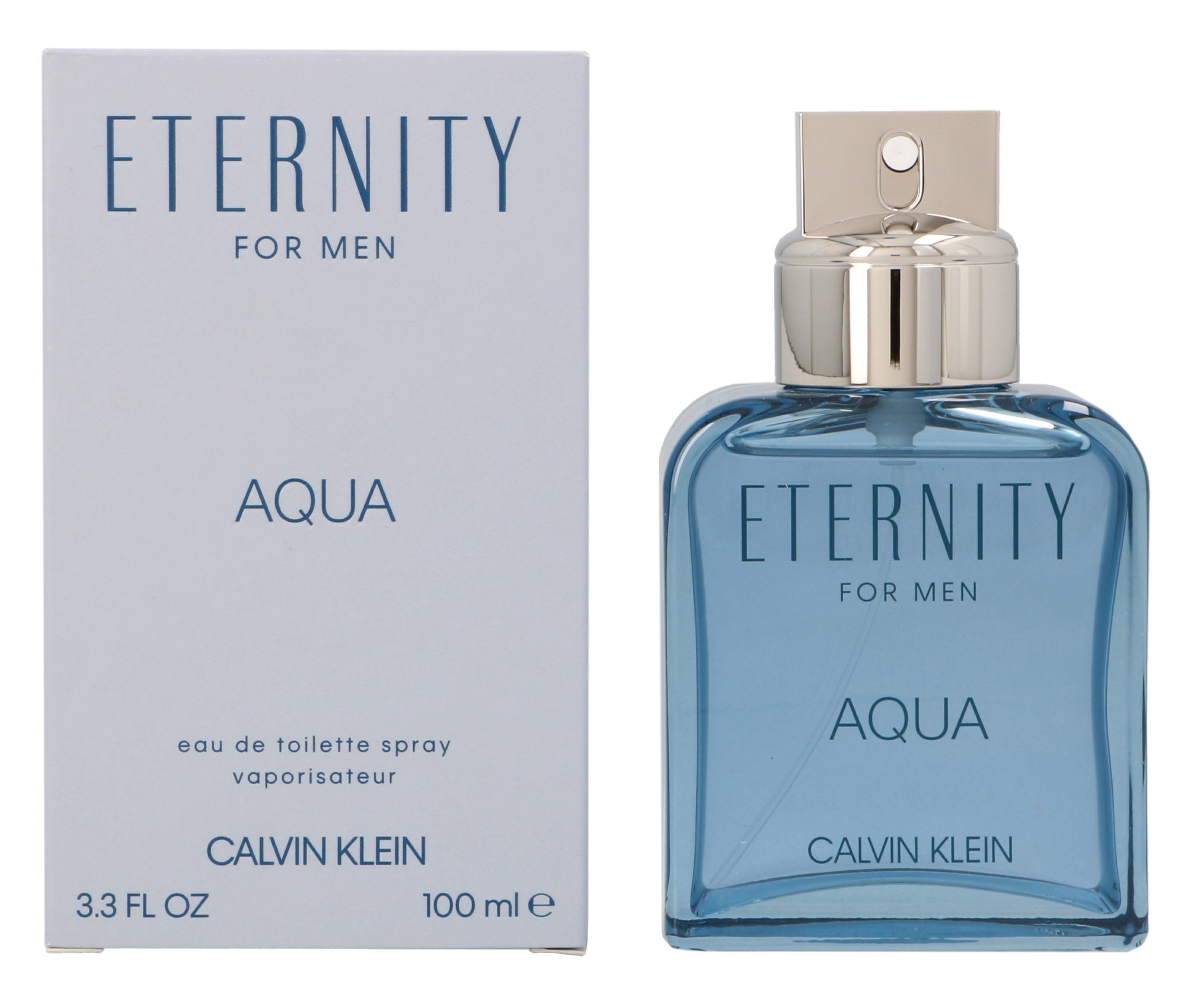 Calvin Klein Mens Eternity For Men Aqua Eau de Toilette 100ml Spray - NA - One Size