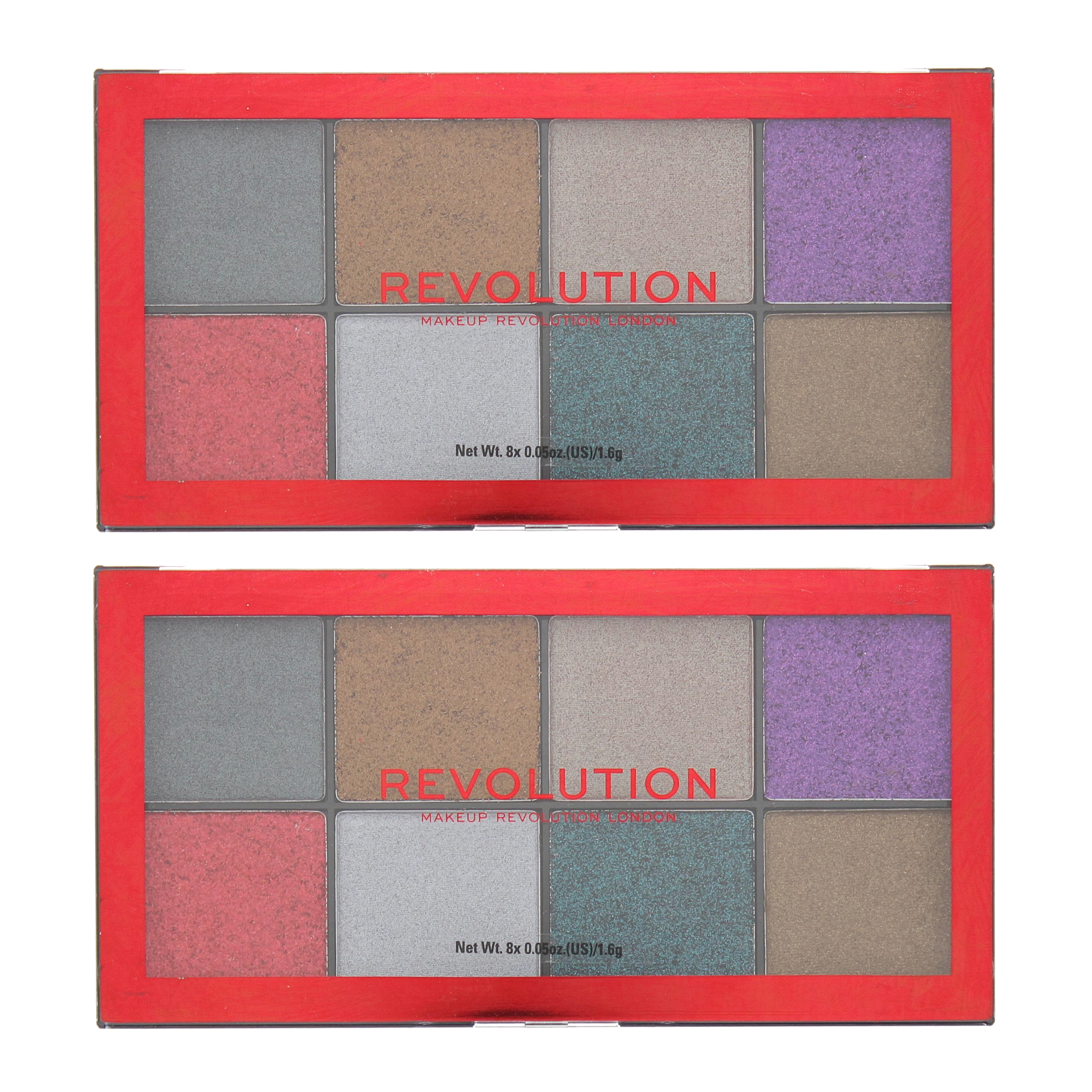 Revolution Womens Possessed Glitter Eyeshadow Palette 8 x 1.6g x 2 - NA - One Size