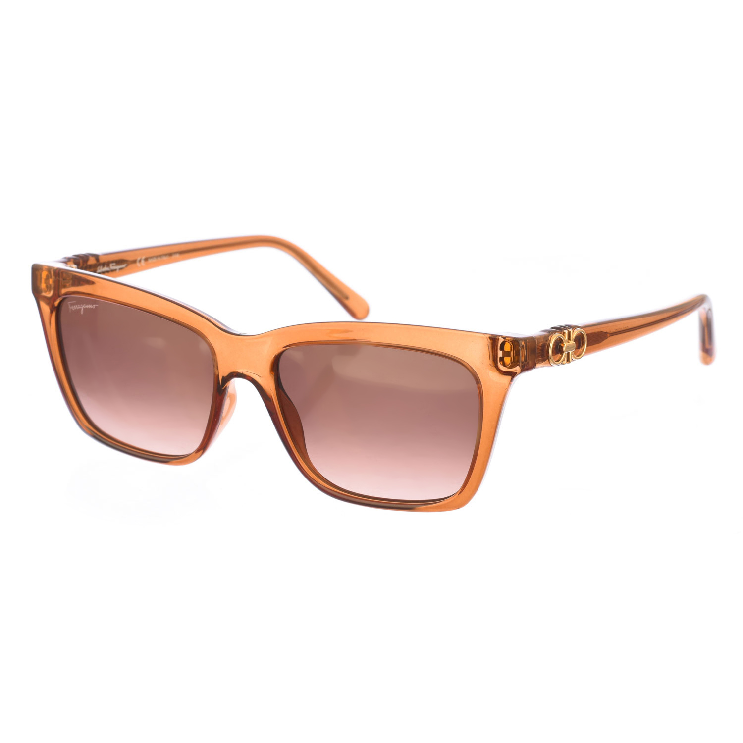 Salvatore Ferragamo Womens Square shaped acetate sunglasses SF1027S women - Brown - One Size