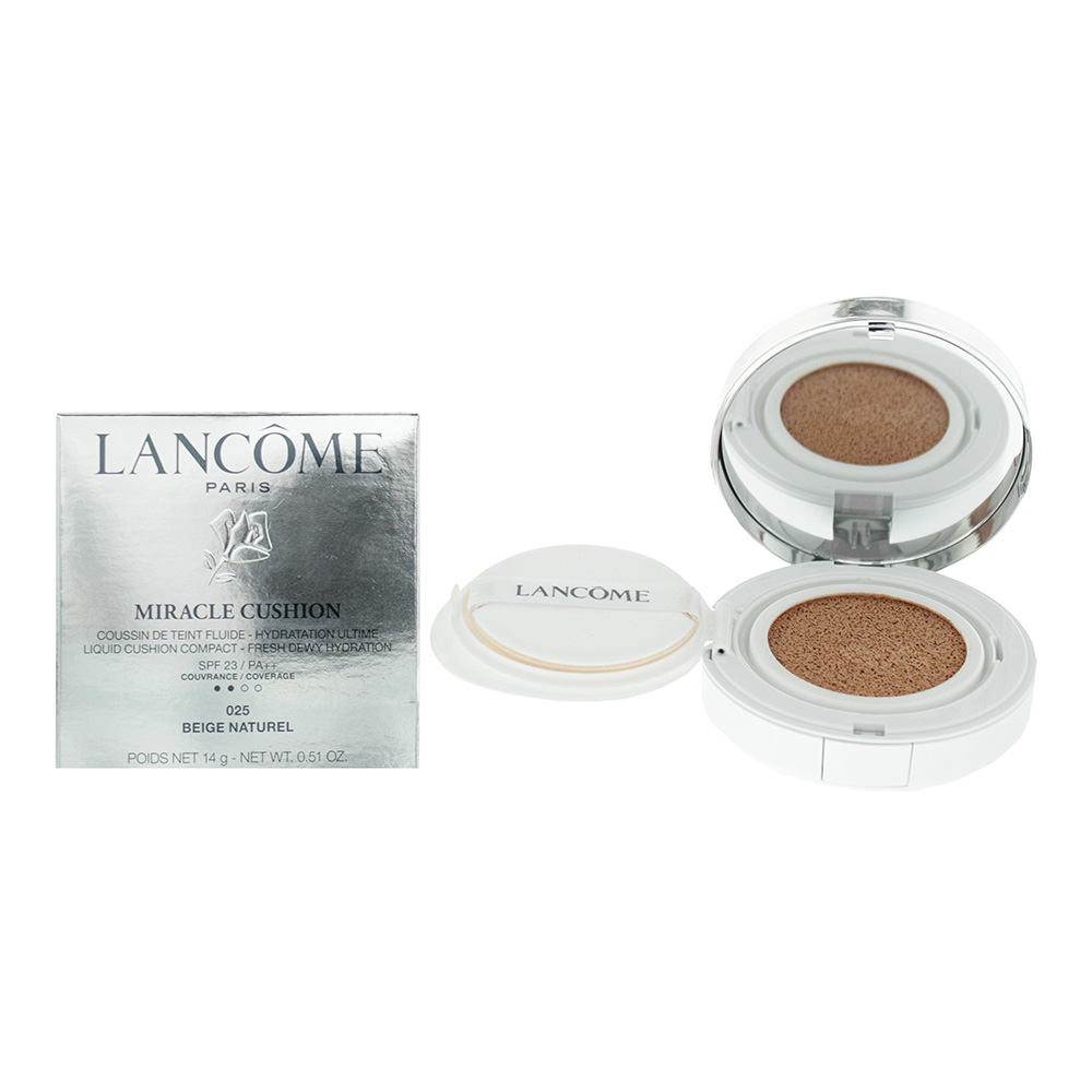 Lancome Unisex Lancôme Teint Miracle Cushion Compact #025 Beige Natural Foundation 14g - One Size