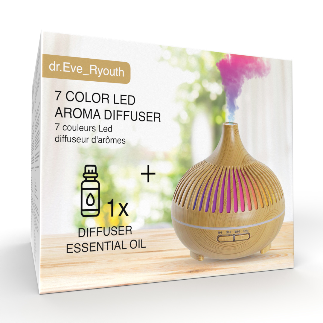 Dr. Eve_Ryouth 7 Color Led Aroma diffuser - UK Plug / EU - NA - One Size