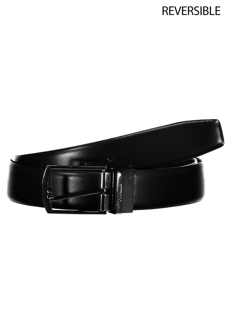 Calvin Klein Mens Black Leather Belt - Size 110 cm