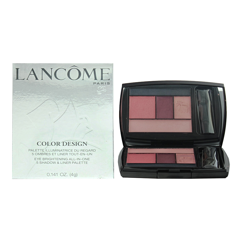 Lancome Unisex Color Design 213 Rosy Flush Eyeshadow and Liner Palette 4g - One Size