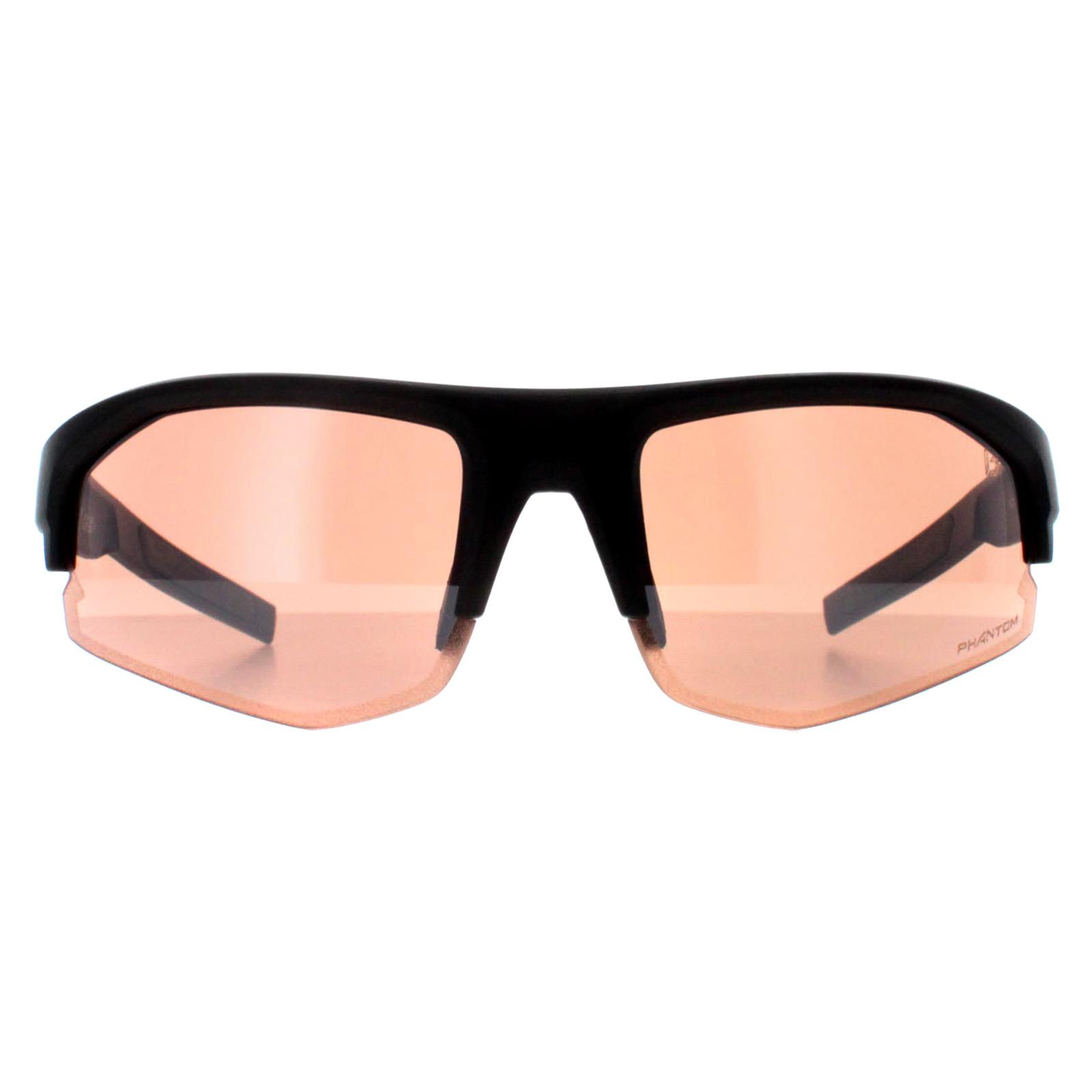 Bolle Semi Rimless Mens Matte Black Phantom Brown Gun Photochromic Bolt 2.0 - One Size