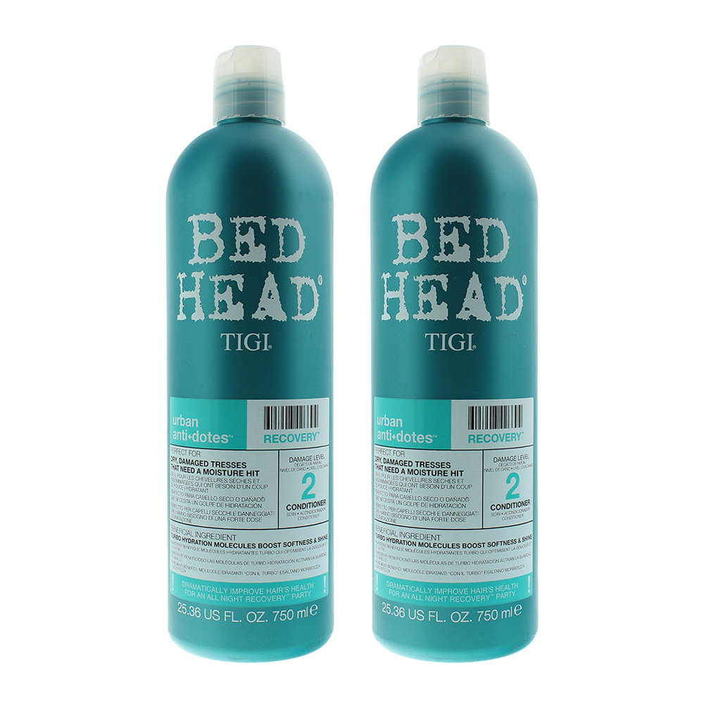 Tigi Womens Bed Head Urban Antidotes Recovery Conditioner 750ml x 2 - NA - One Size