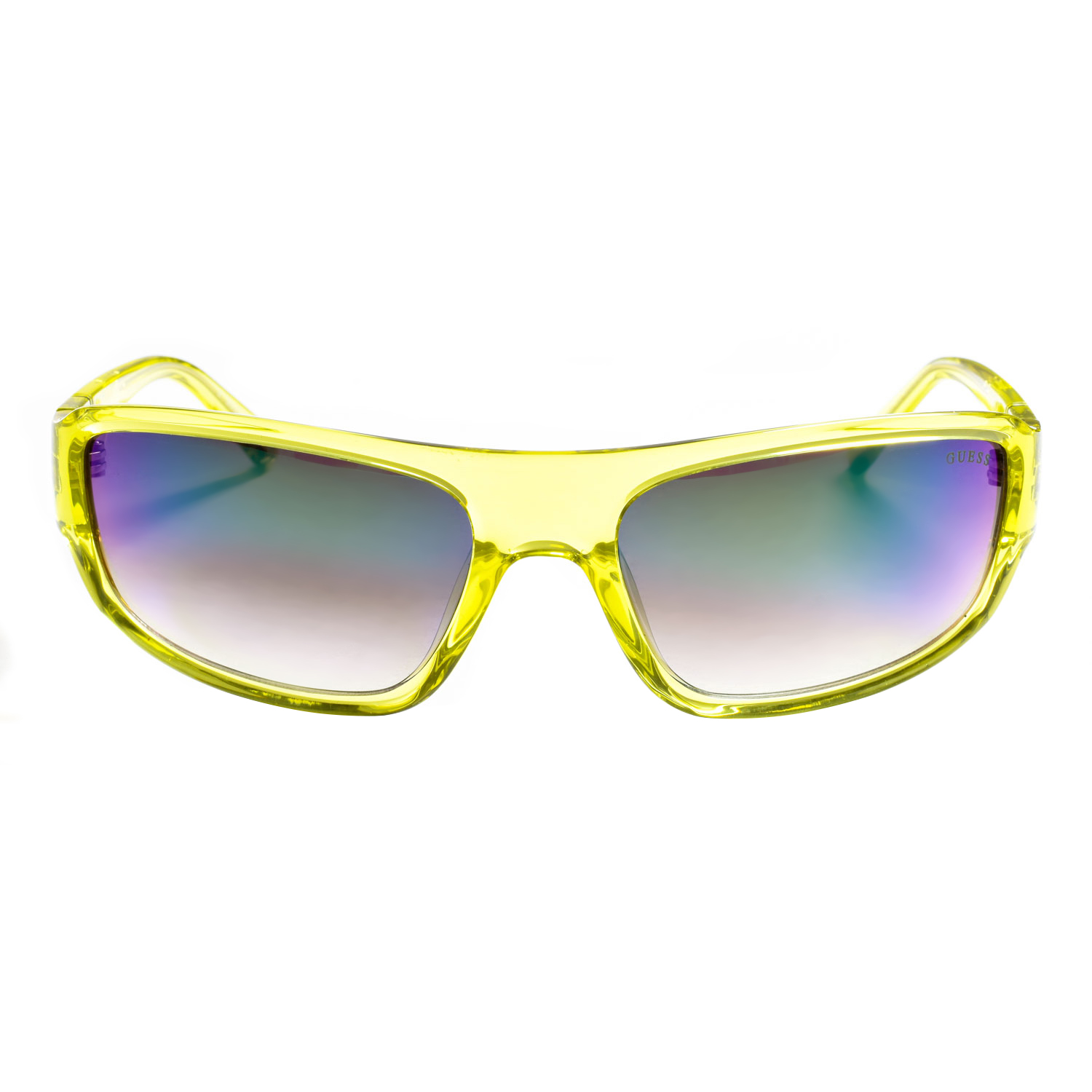 Guess Womenss acetate sunglasses with rectangular shape GU00080 - Yellow - One Size