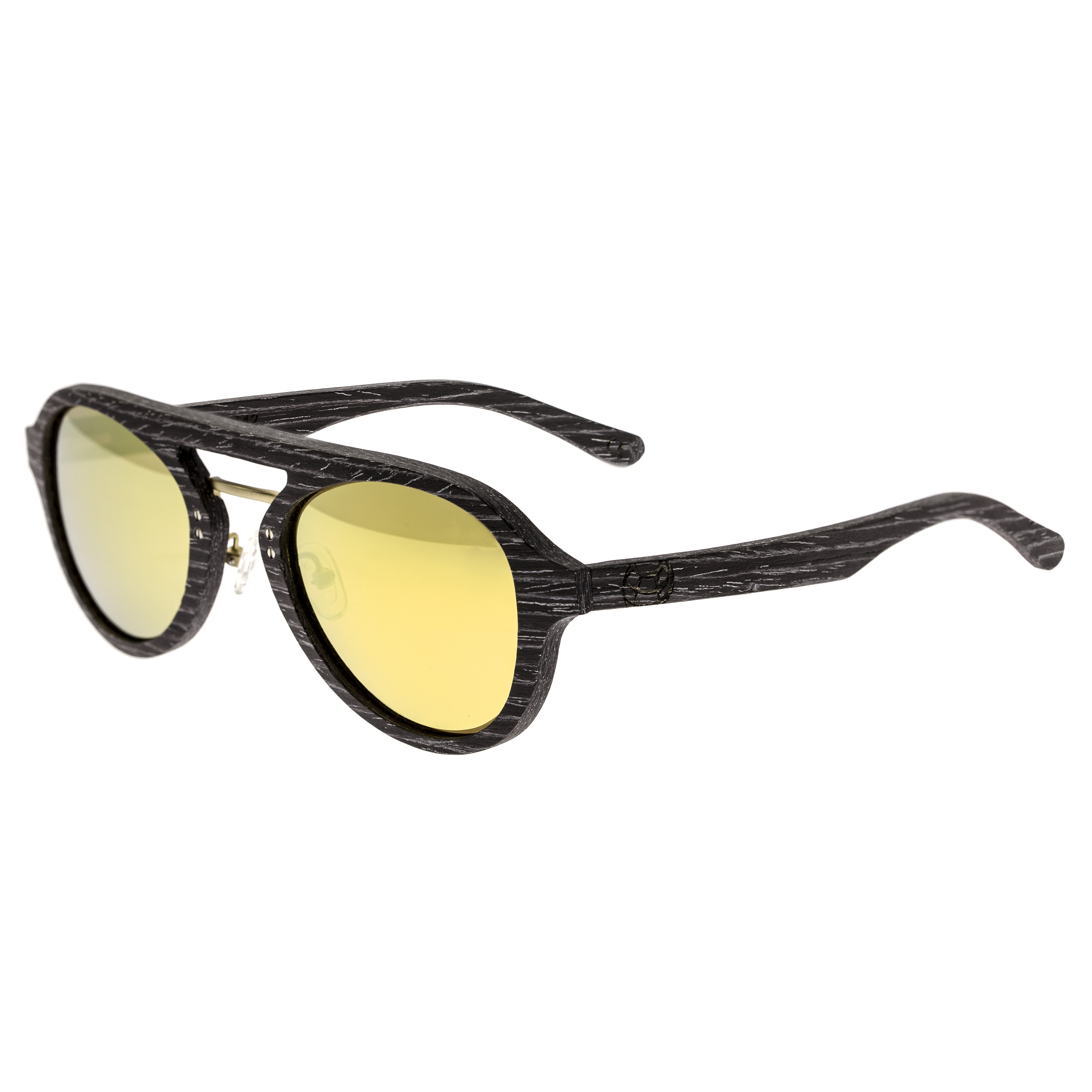 Earth Wood Unisex Cruz Polarized Sunglasses - Gold NA - One Size