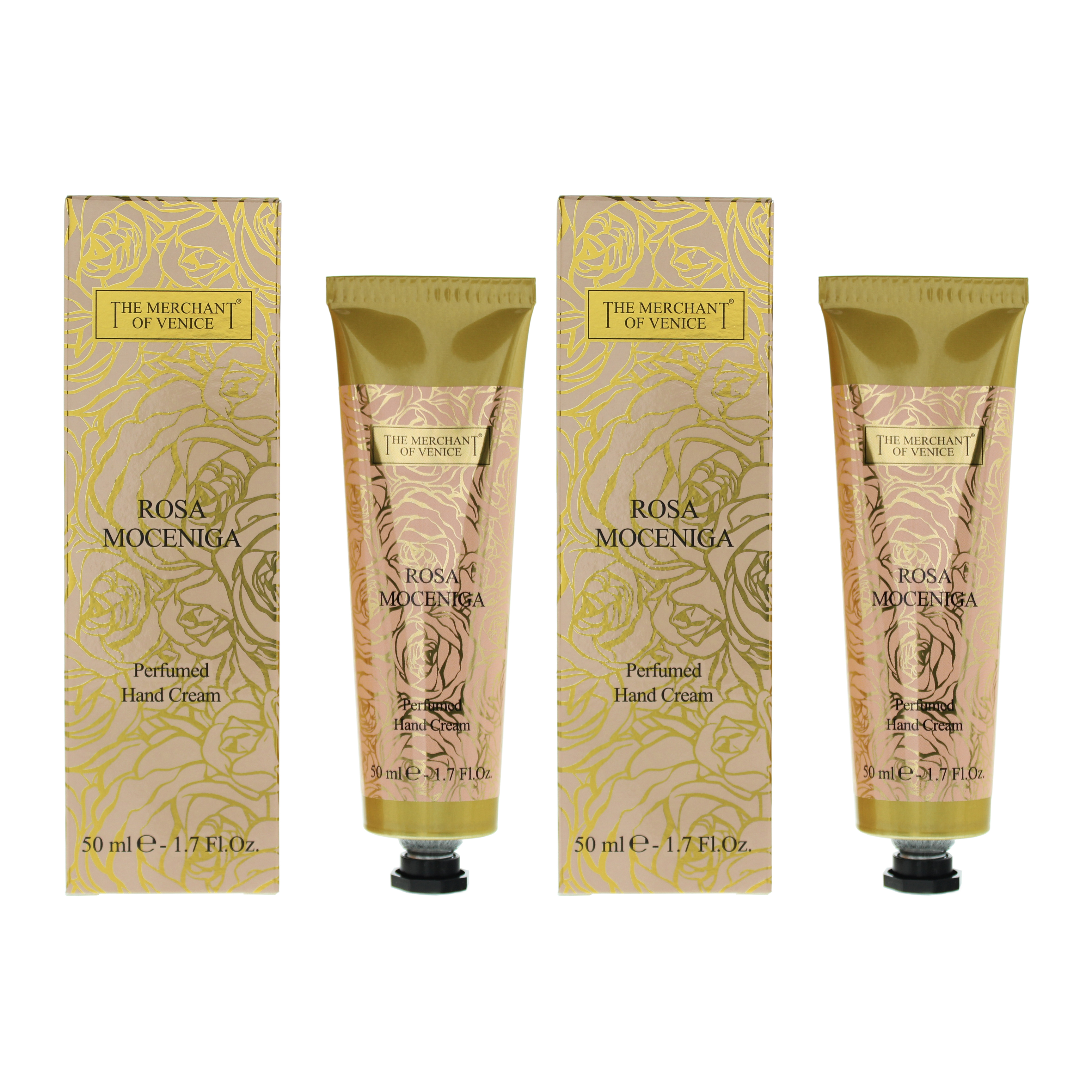 The Merchant of Venice Womens Rosa Moceniga Perfumed Hand Cream 50ml x 2 - One Size