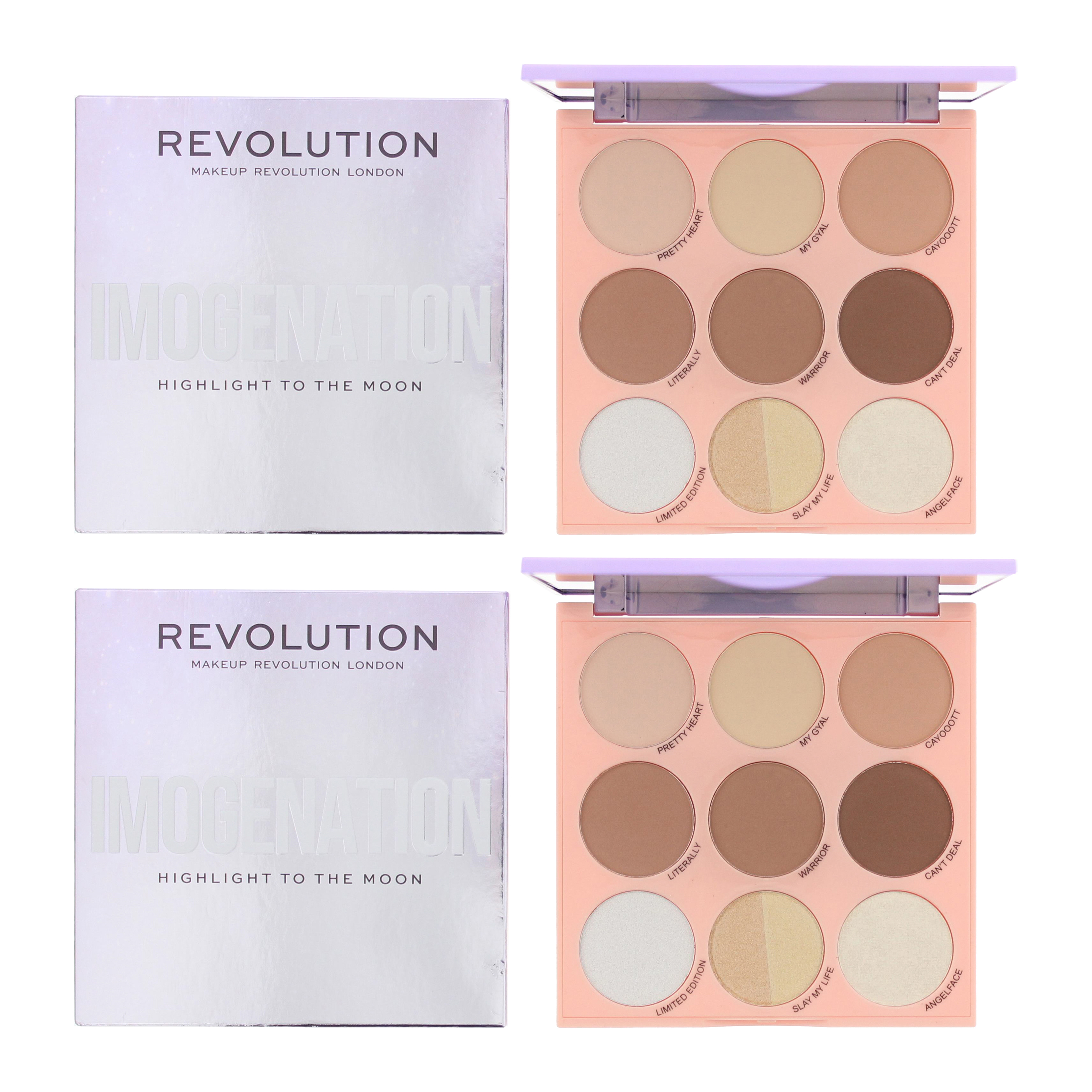 Revolution Womens Imogenation Highlight To The Moon Highlighter Palette 9 x 2g x 2 - NA - One Size