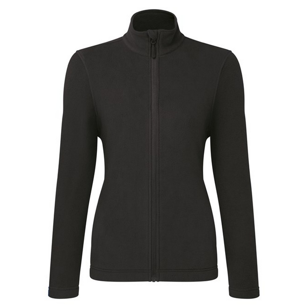 Premier Womens/Ladies Recyclight Full Zip Fleece Jacket (Black) - Size X-Small