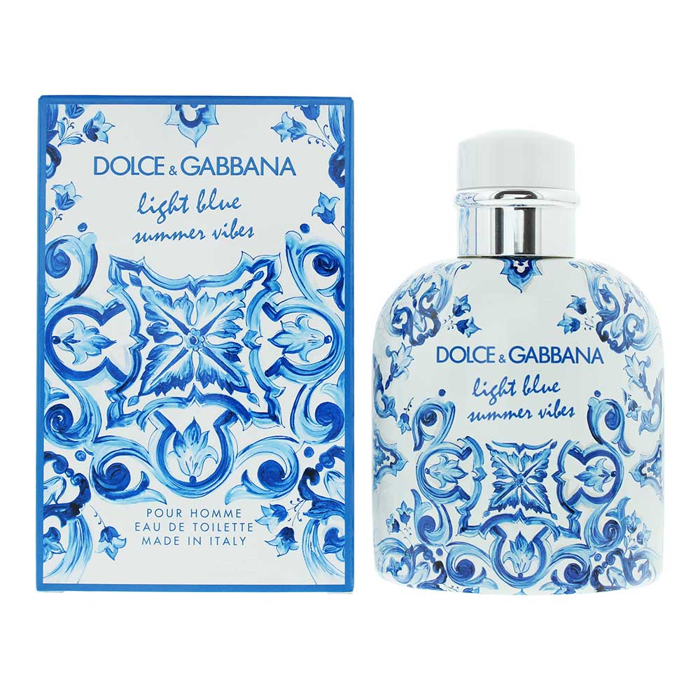 Dolce & Gabbana Mens Light Blue Summer Vibes Pour Homme Eau de Toilette 125ml - One Size