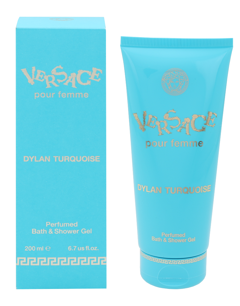 Versace Womens Dylan Turquoise Bath & Shower Gel 200ml - NA - One Size