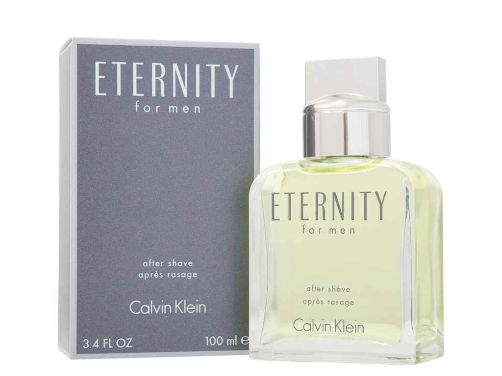 Calvin Klein Mens Eternity After Shave 100ml Splash For Him - Orange - One Size