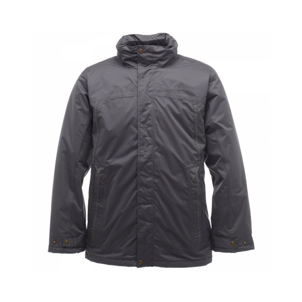 Regatta Mens Tomlinson Padded Waterproof Jacket - Black - Size Small