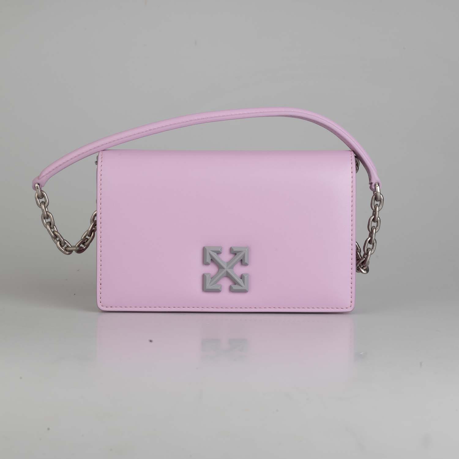 Off-White Womens Accessories Off White Jitney 0.5 Shoulder Bag in Lilac - Purple Leather (archived) - One Size