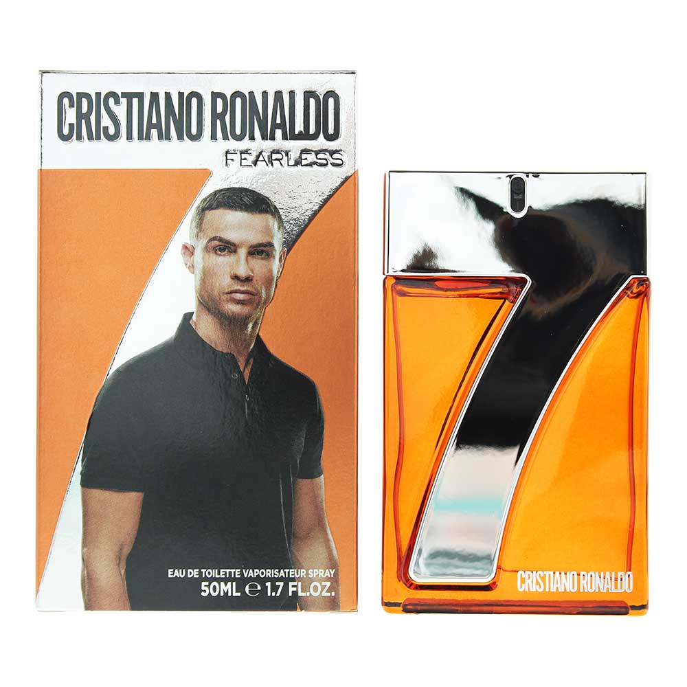 Cristiano Ronaldo Mens Cr7 Fearless Eau de Toilette 50ml Spray for Him - One Size