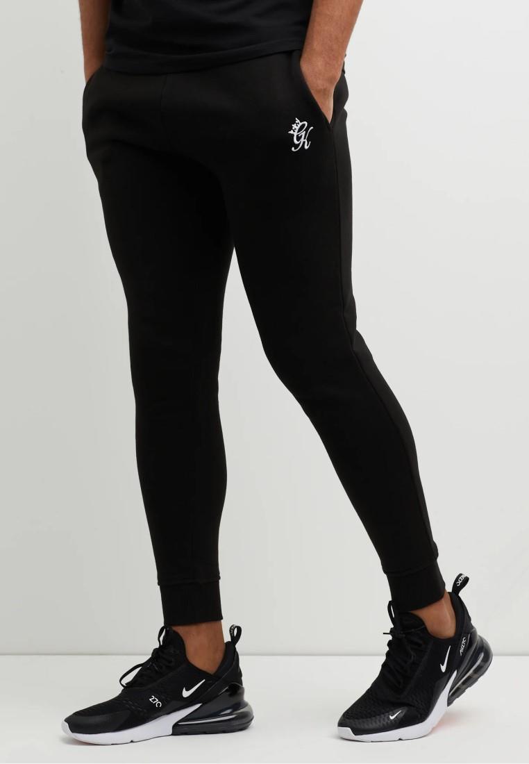 Gym King Mens Fleece Joggers in Black - Size X-Large