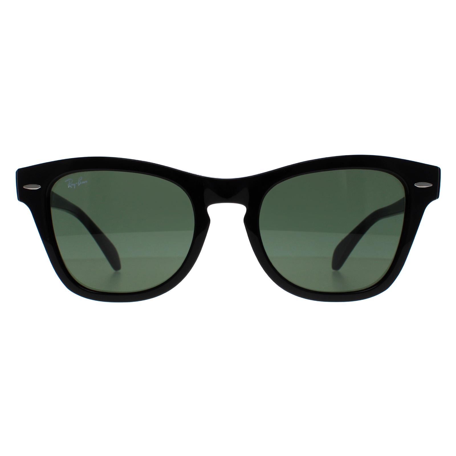 Ray-Ban Rectangle Unisex Black Green RB0707S - One Size