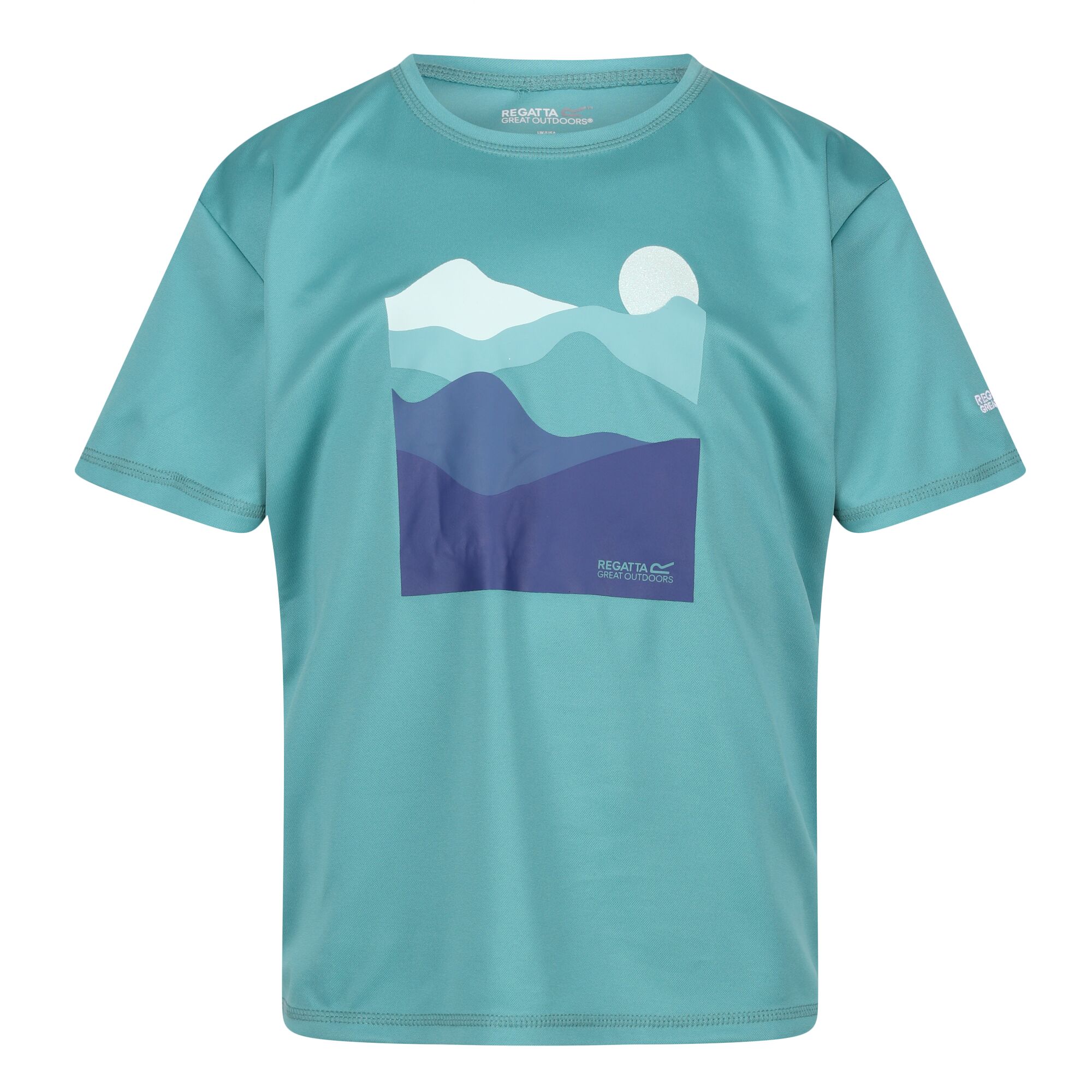 Regatta Kinderen/Kinderen Alvarado VII Berg T-Shirt (Bristol Blauw)