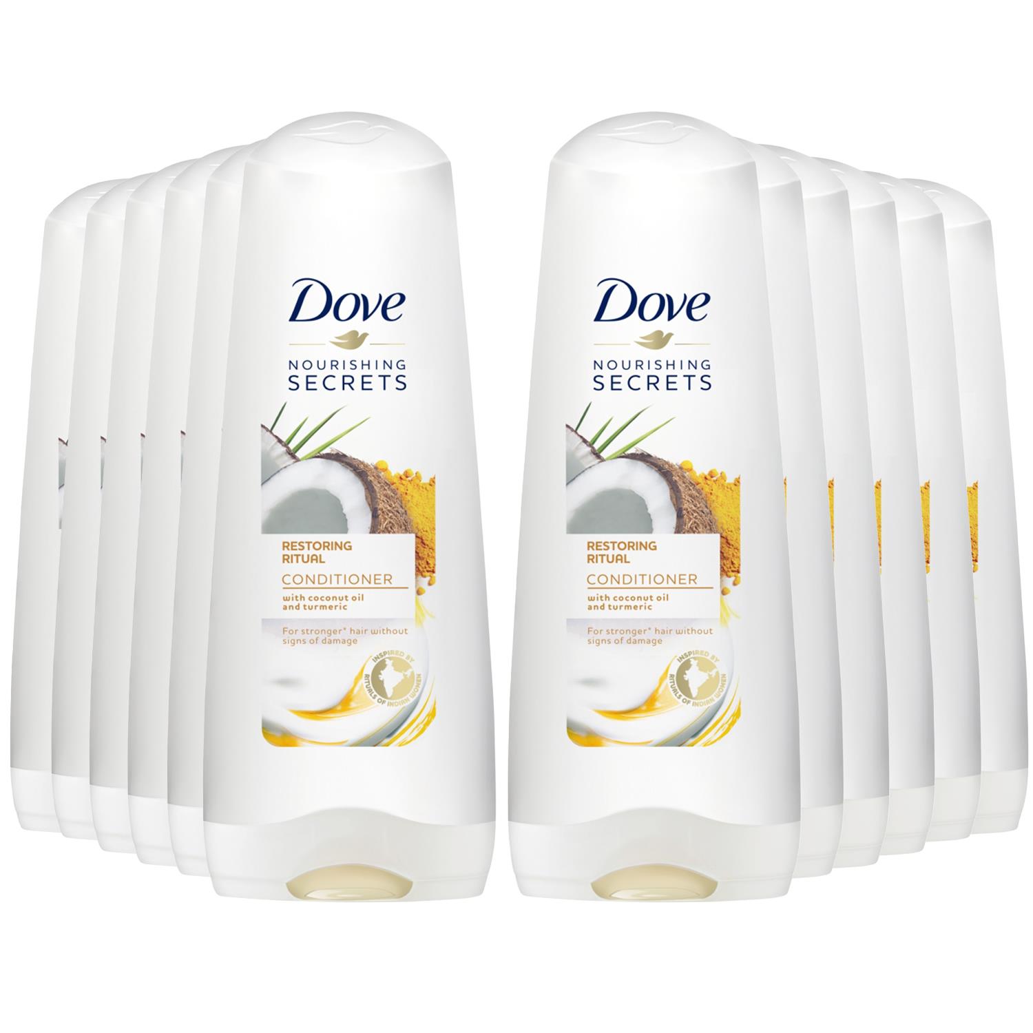 Dove Nourishing Secrets Conditioner, Restoring Ritual, 12 Pack, 350ml - NA - One Size