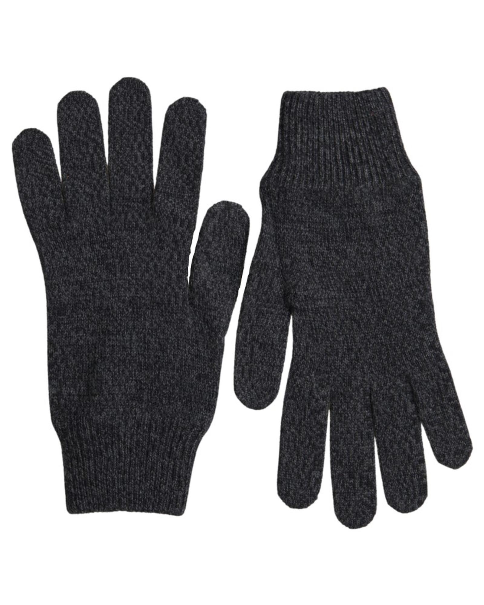 Dolce & Gabbana Mens Virgin Wool Knit Hands Mitten Gloves - Grey - Size 8.5 (Gloves)