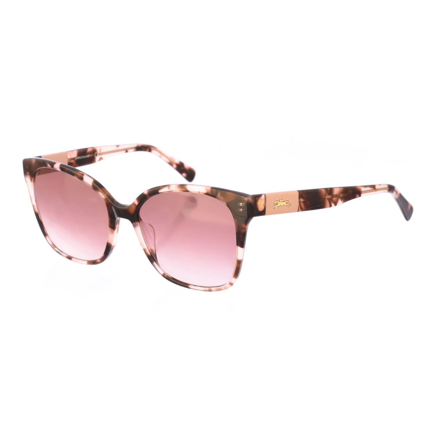 Longchamp Womenss LO657S Butterfly Shaped Acetate Sunglasses - Brown - One Size