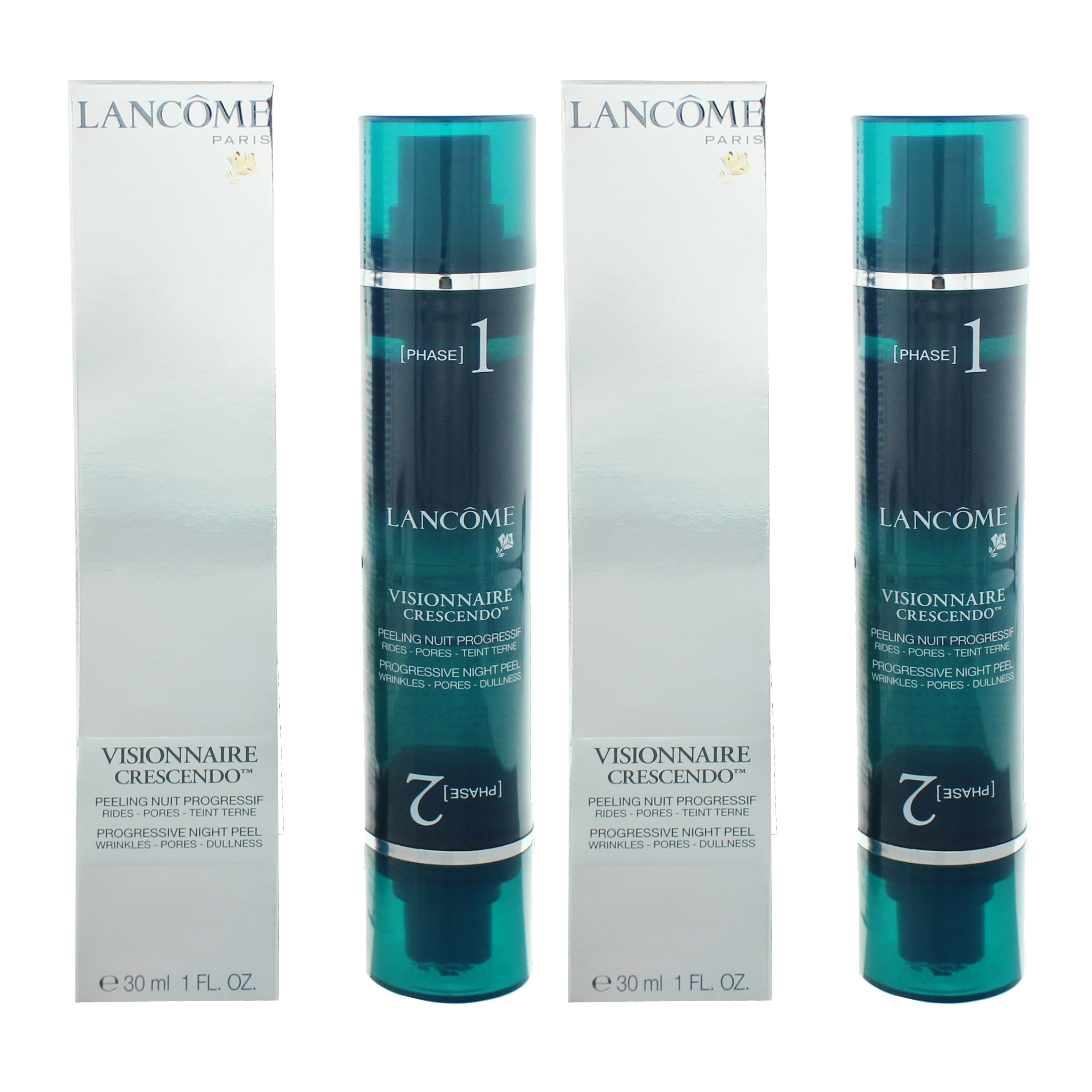 Lancome Womens Visionnaire Crescendo 2 Phase Progressive Night Peel 30ml x 2 - NA - One Size