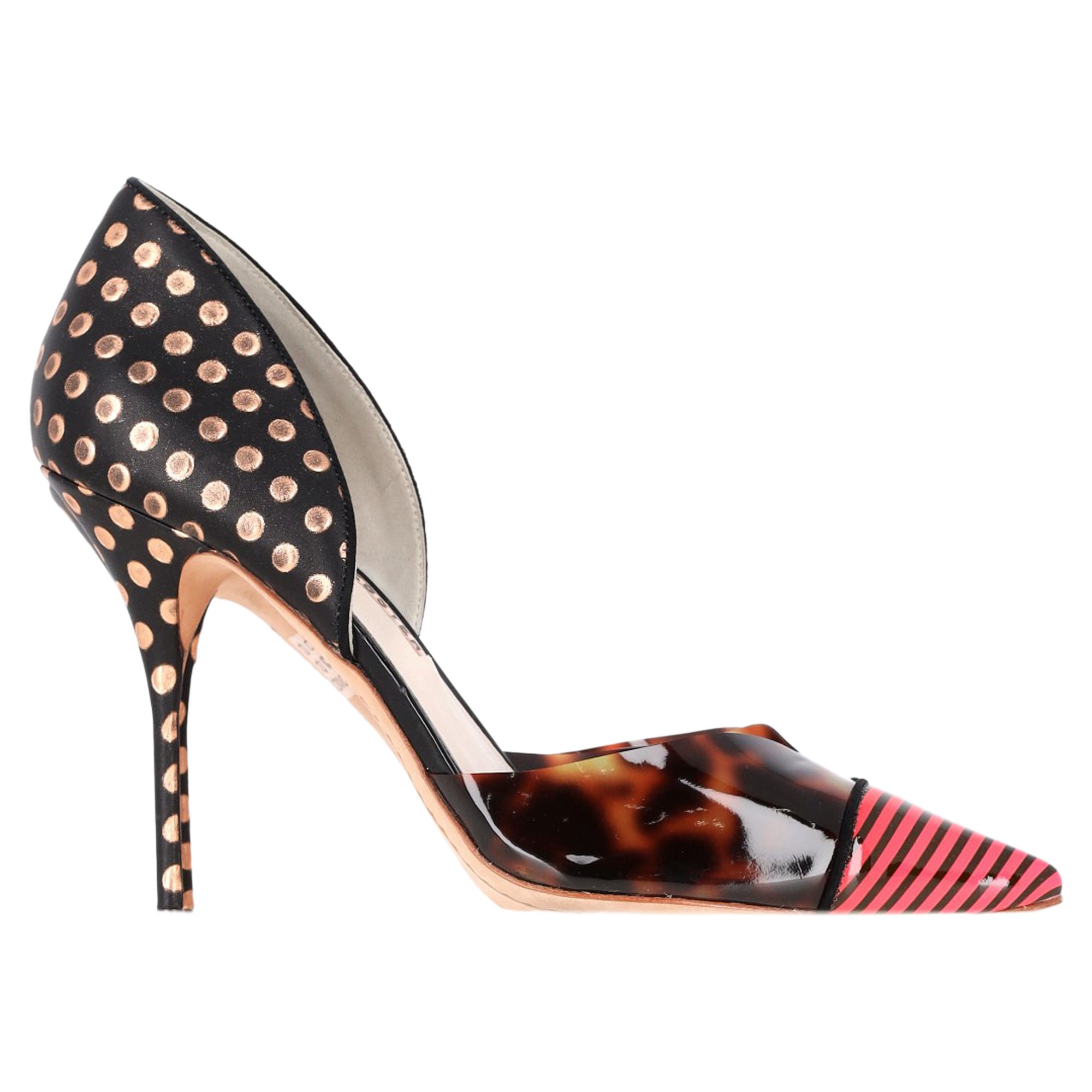 Sophia Webster Pre-owned Womens Jessica Mixed Print Pumps in Multicolor PVC - Multicolour material_Plastic - Size 39.5 EU/IT