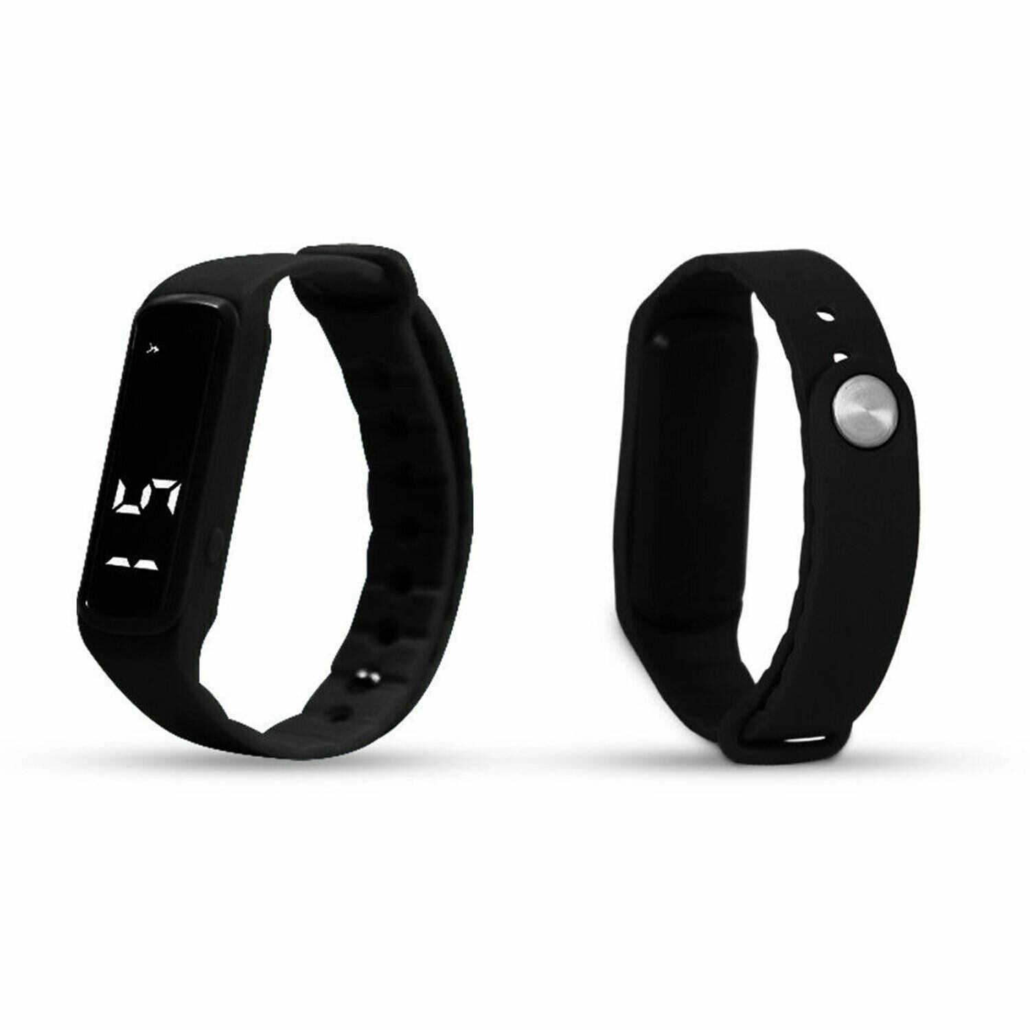 Aquarius AQ114 Teen Fitness Activity 3D Pedometer LED Tracker Black - One Size