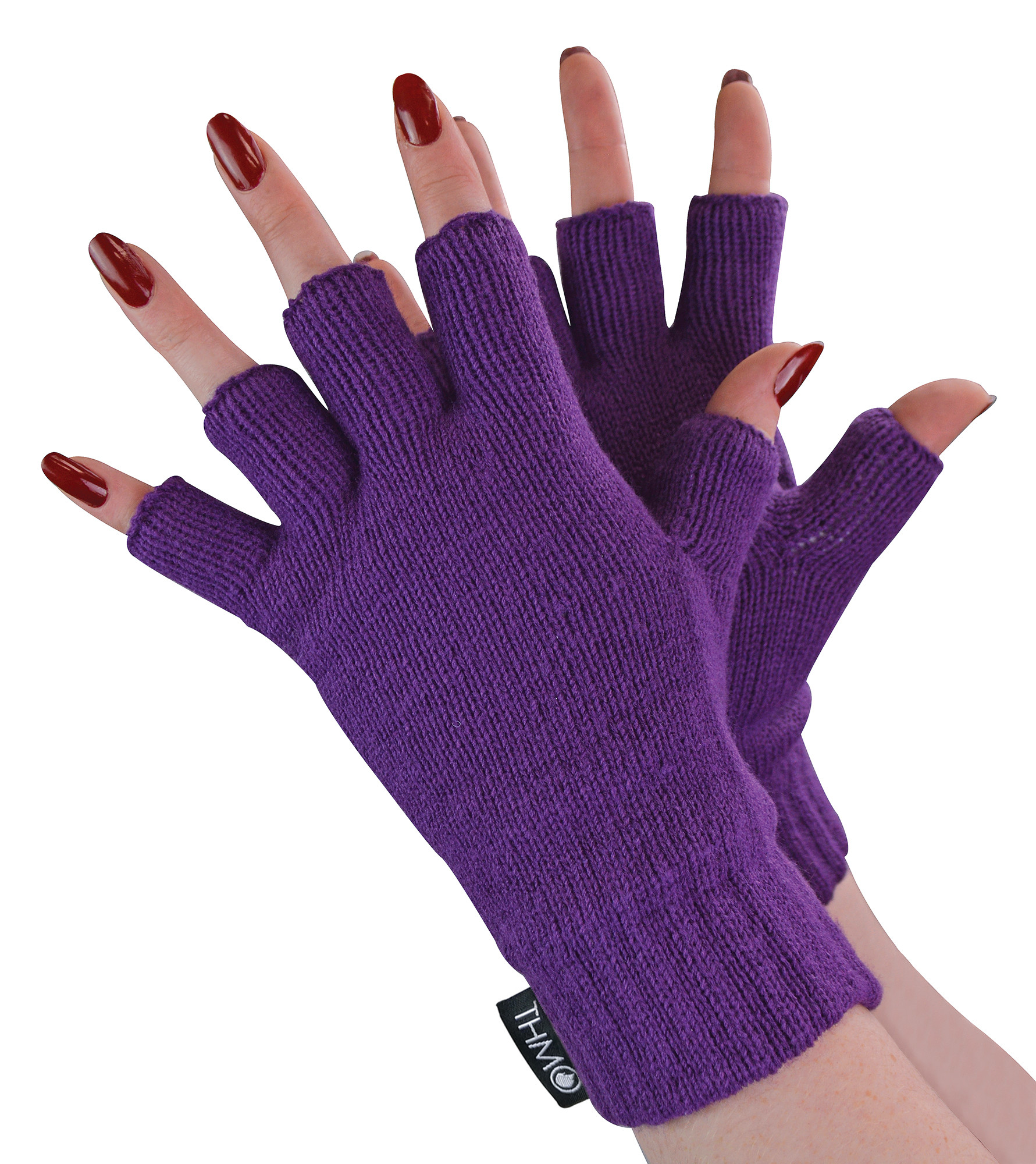 THMO Womens Ladies Thermal Fingerless Gloves