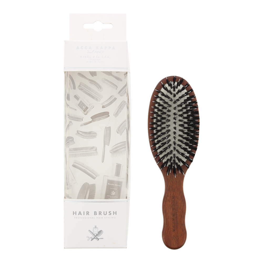 Acca Kappa Unisex Kotibé Wood Oval Mini Hair Brush - One Size