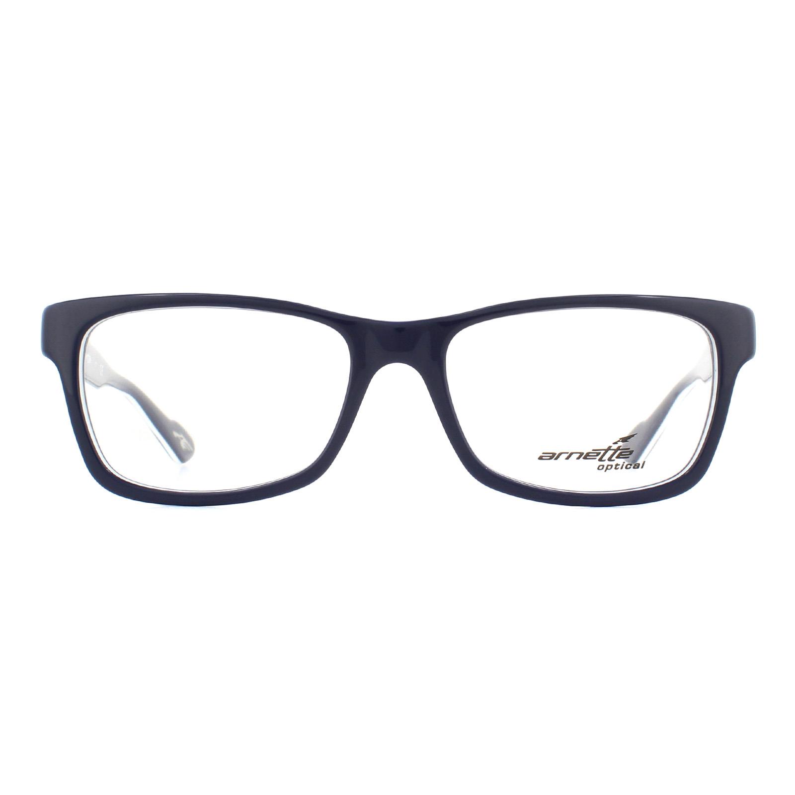 Arnette Mens Glasses Frames AN7038 1097 Black with Crystal Inner Men - One Size