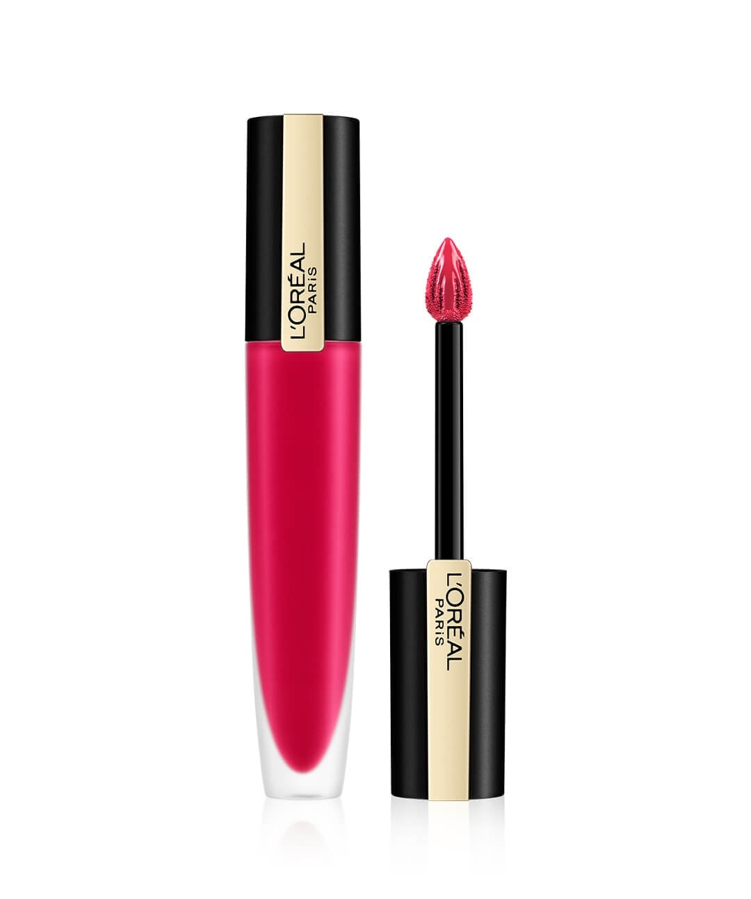 L'Oreal Paris Womens Rouge Signature Matte Lipgloss - 114 I Represent - Red - One Size