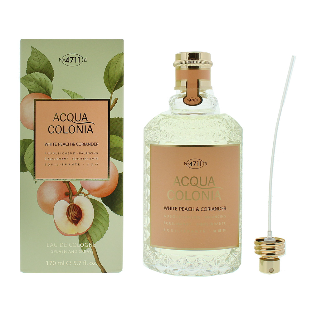 4711 Unisex Acqua Colonia White Peach & Coriander Eau de Cologne 170ml - Green - One Size